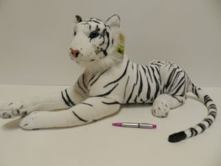 Obrázek z Tygr bílý plyš 70cm (14) 